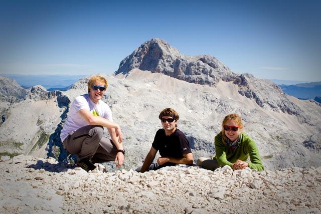 Kanjavec vrh - pogled na Triglav
