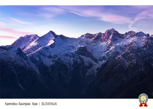 Razglednica Kamniško-Savinjske Alpe