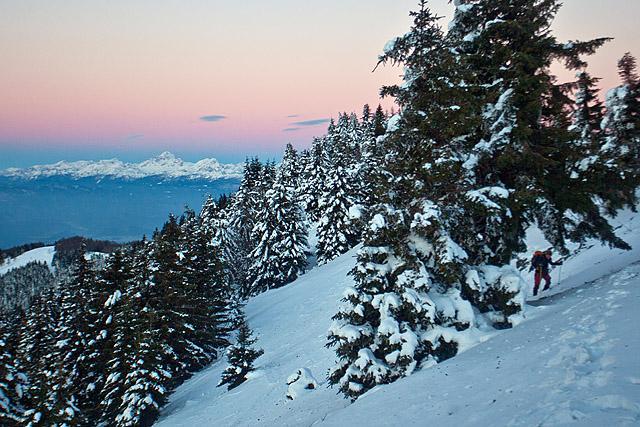 Zimski vzhod Triglav