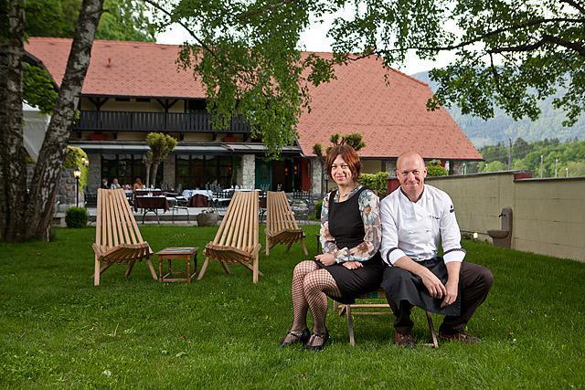 Uroš Štefelin in Marcela Klofutar