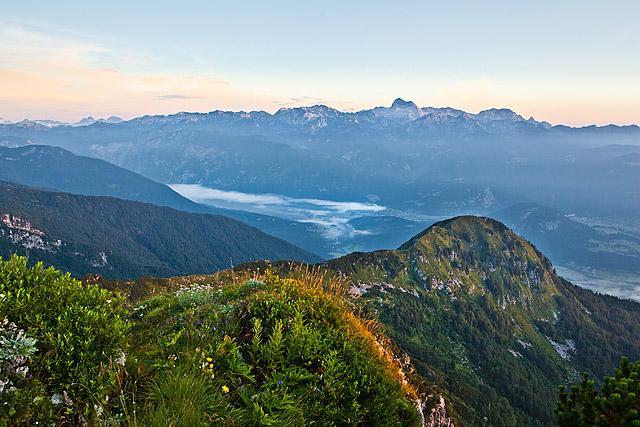 Bohinjsko jezero in Triglav