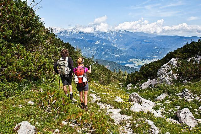 Pohodništvo nad Bohinjem