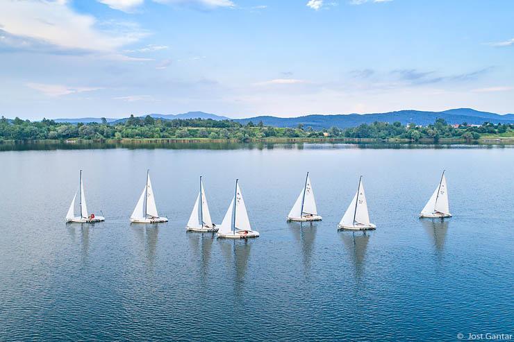 Jadranje Rudniško jezero Kočevje